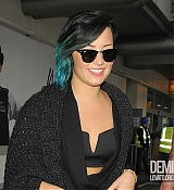 Demi Lovato Arrives at Heathrow Airport - November 11