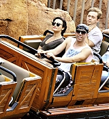Demi Lovato and Wilmer in Disneyland - March 15