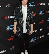 Demi Lovato Arrives at Roc Nation GRAMMY Brunch - February 7