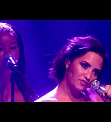 Demi Lovato Performs at Alan Carr: Chatty Man Screen Captures