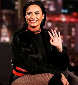 Demi Lovato at The Jimmy Kimmel Show Stills