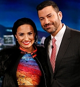 Demi Lovato at The Jimmy Kimmel Show Stills