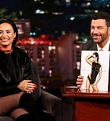 Demi Lovato at The Jimmy Kimmel Show Stills