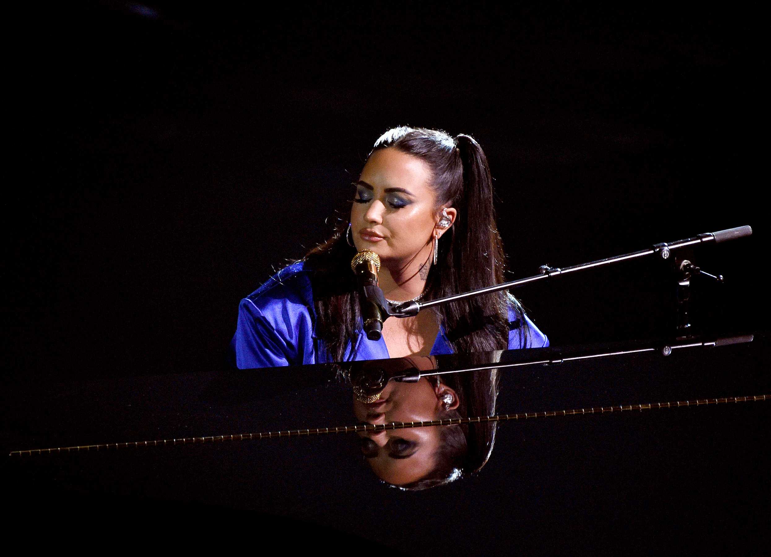 Demi Lovato performs at 2020 Billboard Music Awards