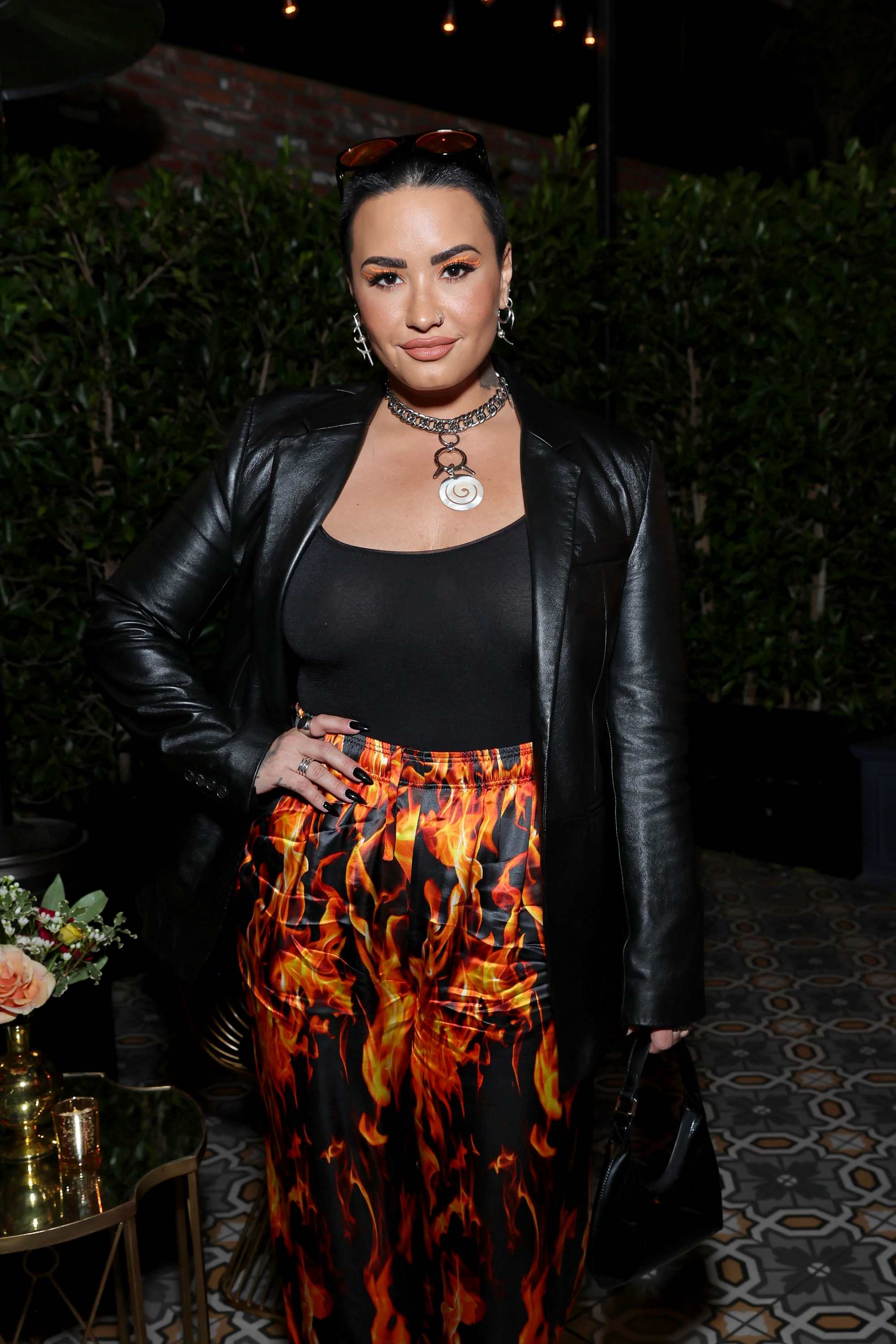 Demi Lovato at KLUTCH Sports Group x UTA Dinner Presented by Snapchat on February 11